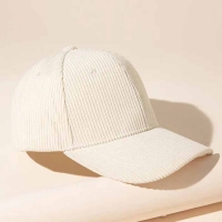 White Corduroy Cap