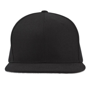 Flat Brim Snapback Cap with Embroidery Logo