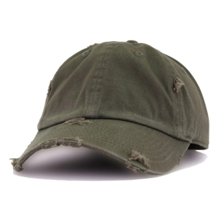 Olive Distressed Cap