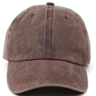 Brown Washed Cap