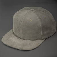 Solid Color Corduroy Cap With Rope